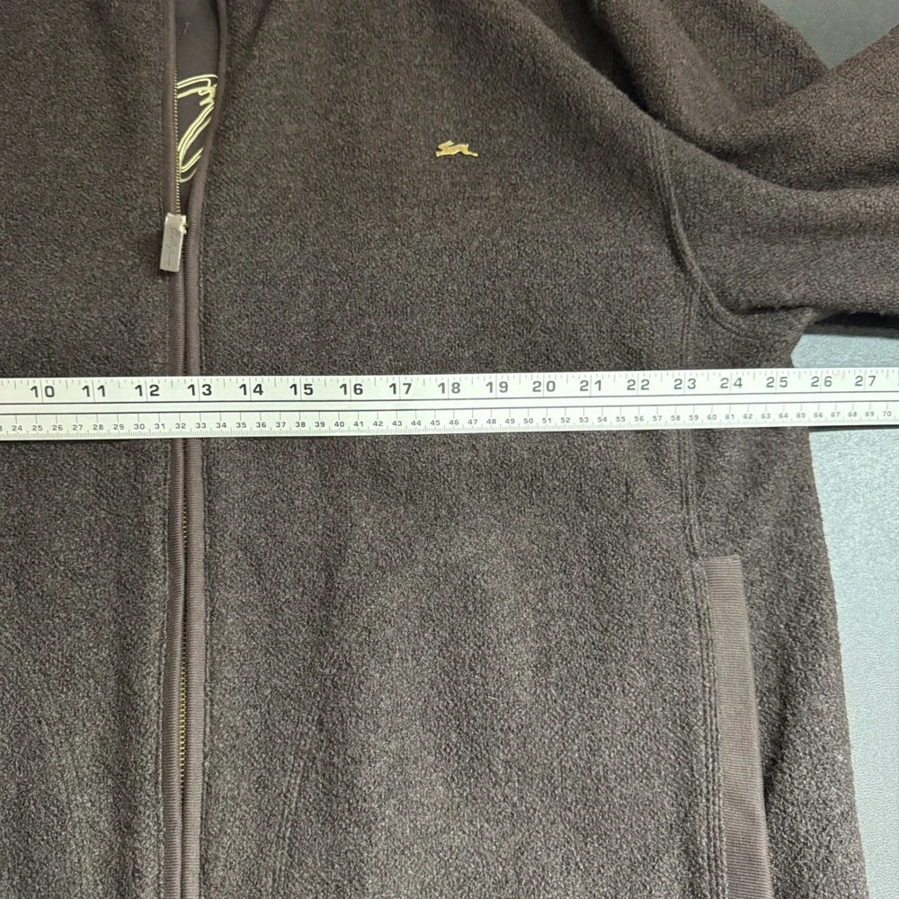 A. Tiziano 3XL Mens Brown Fleece Full Zip Jacket Coat Winter Warm‎ Outerwear